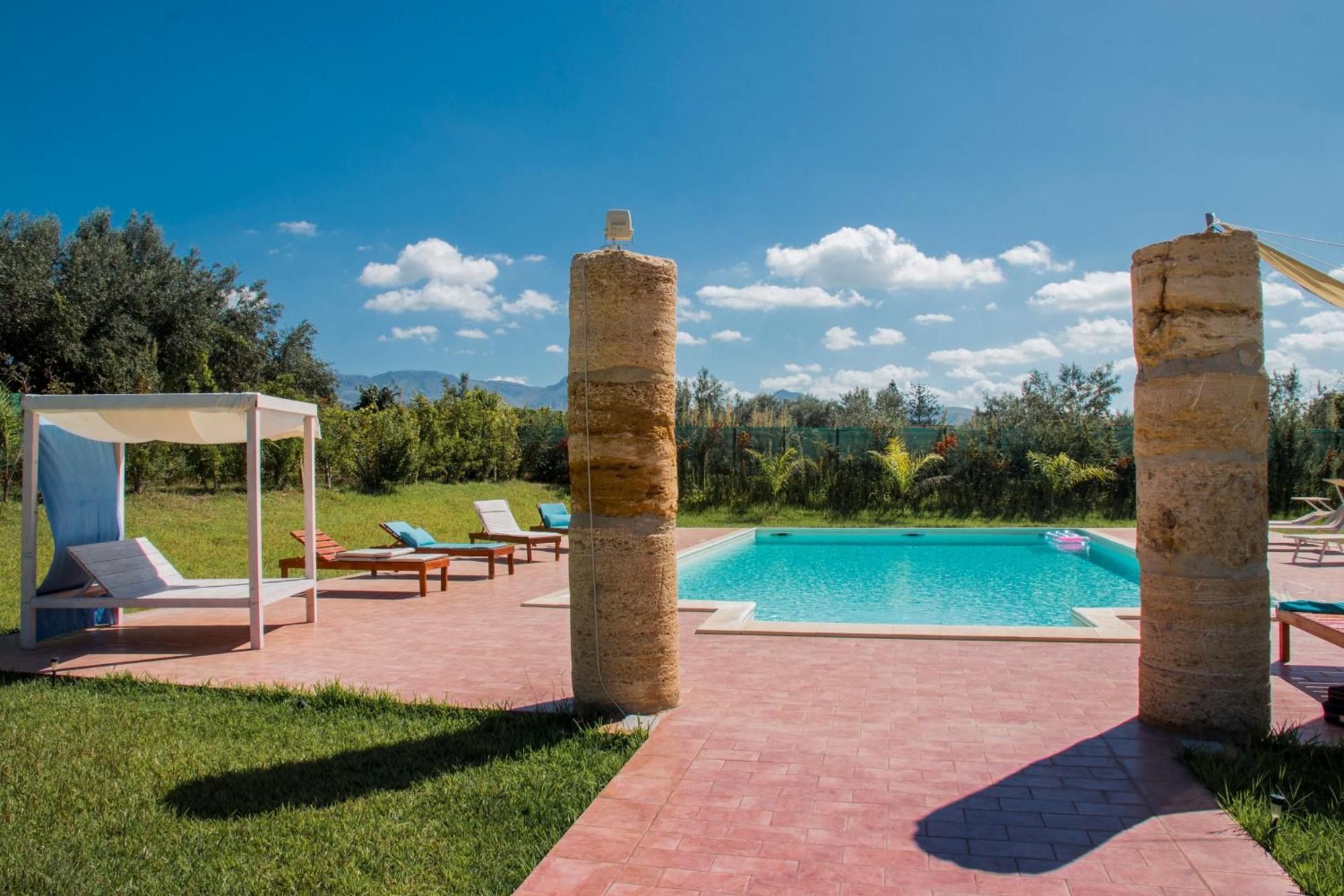 Villa Con Piscina Casale Di Gio Nel Golfo Di Castellammare Partinico Dış mekan fotoğraf