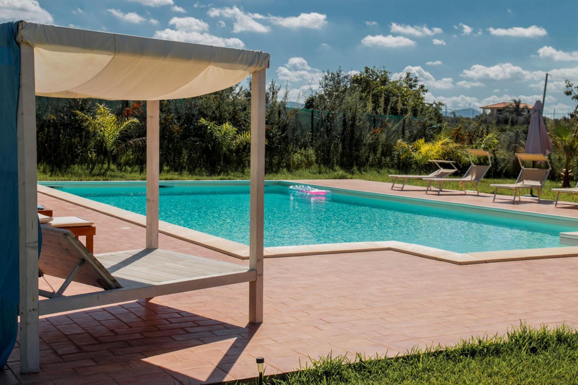 Villa Con Piscina Casale Di Gio Nel Golfo Di Castellammare Partinico Dış mekan fotoğraf